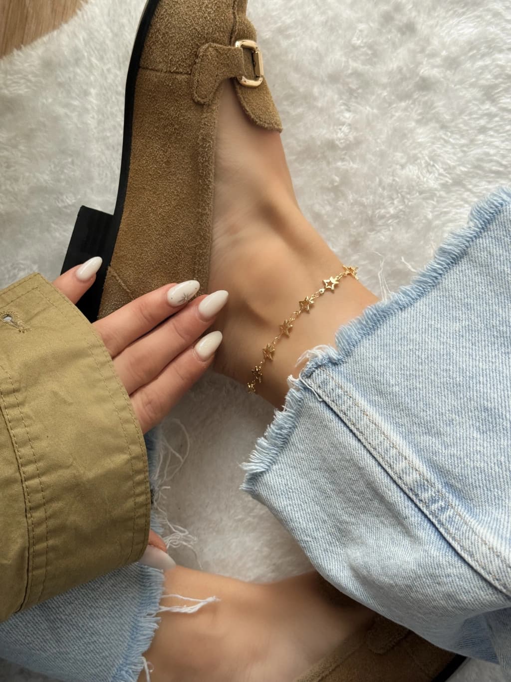 Minimal Yıldız Figürlü Halhal