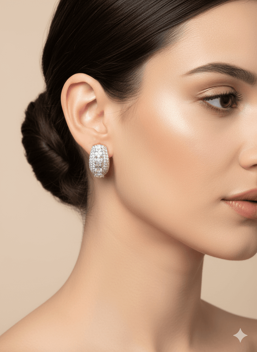 Xuping Vip Seri Özel Zirkon Taşlı Kararmaz Küpe